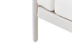 Canapé de jardin 2 places Beige clair