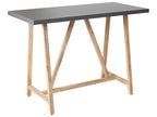 Tavolo da bar da giardino  140 cm 70 cm Grigio