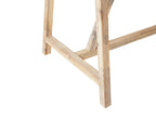 Table de bar de jardin 140 cm 70 cm Gris