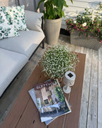 Table à manger de jardin 100 cm x 52 cm Noir