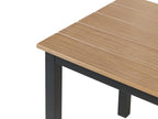 Table à manger de jardin 100 cm x 52 cm Noir