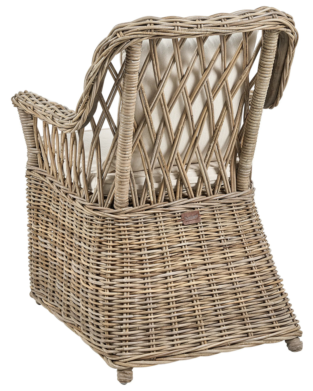 Fauteuil de jardin en rotin naturel