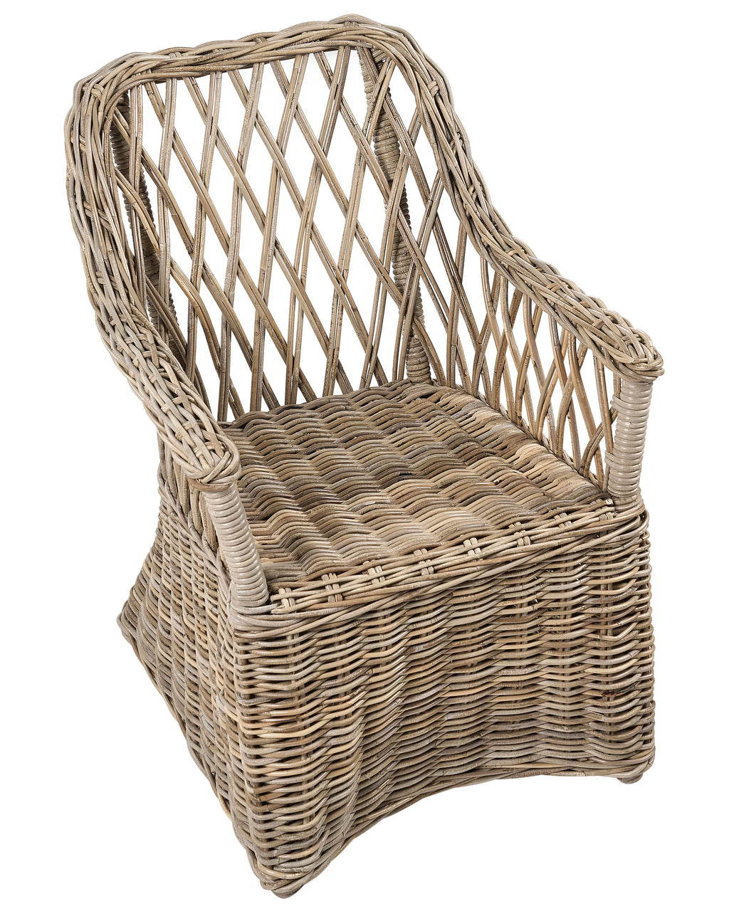 Fauteuil de jardin en rotin naturel