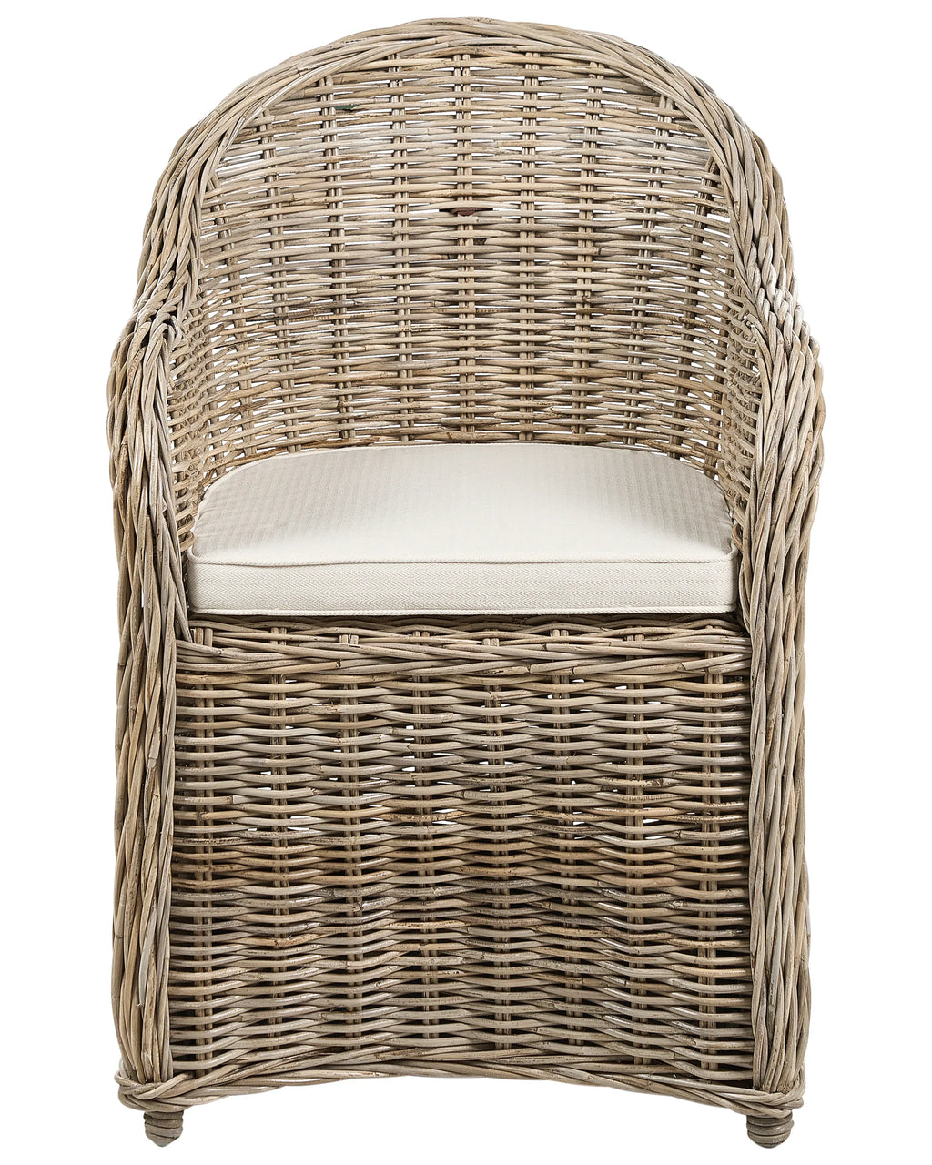 Fauteuil de jardin en rotin naturel