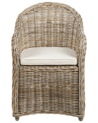 Fauteuil de jardin en rotin naturel
