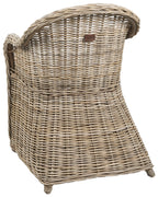 Fauteuil de jardin en rotin naturel
