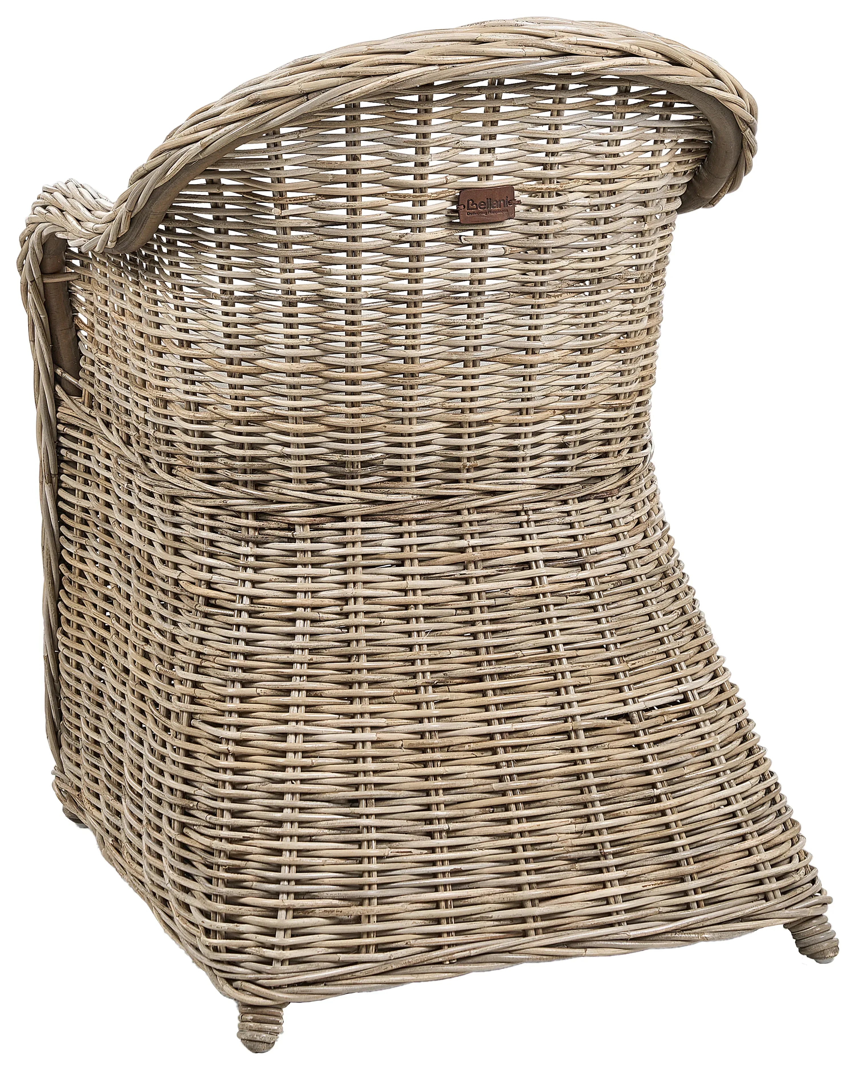 Fauteuil de jardin en rotin naturel