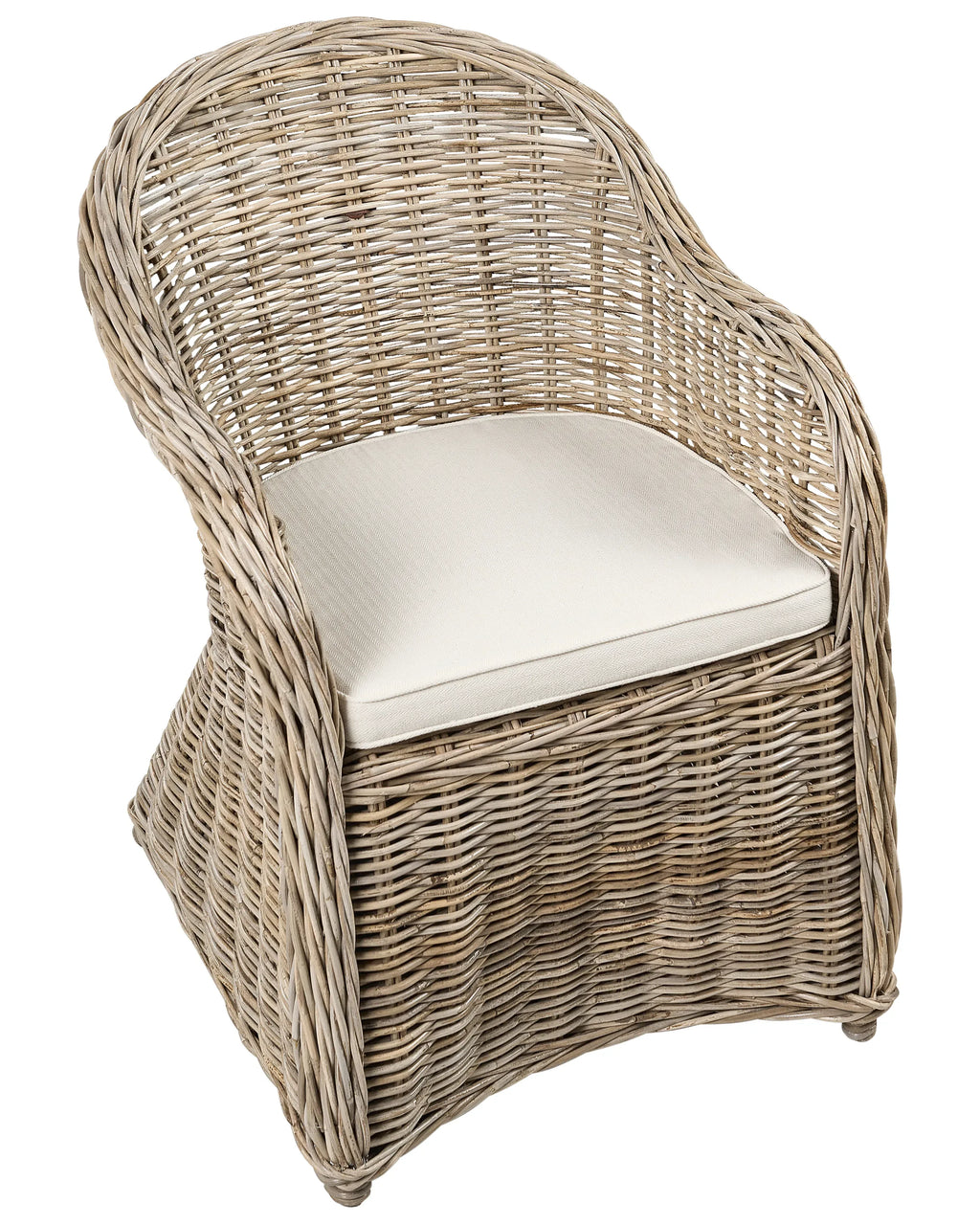 Fauteuil de jardin en rotin naturel
