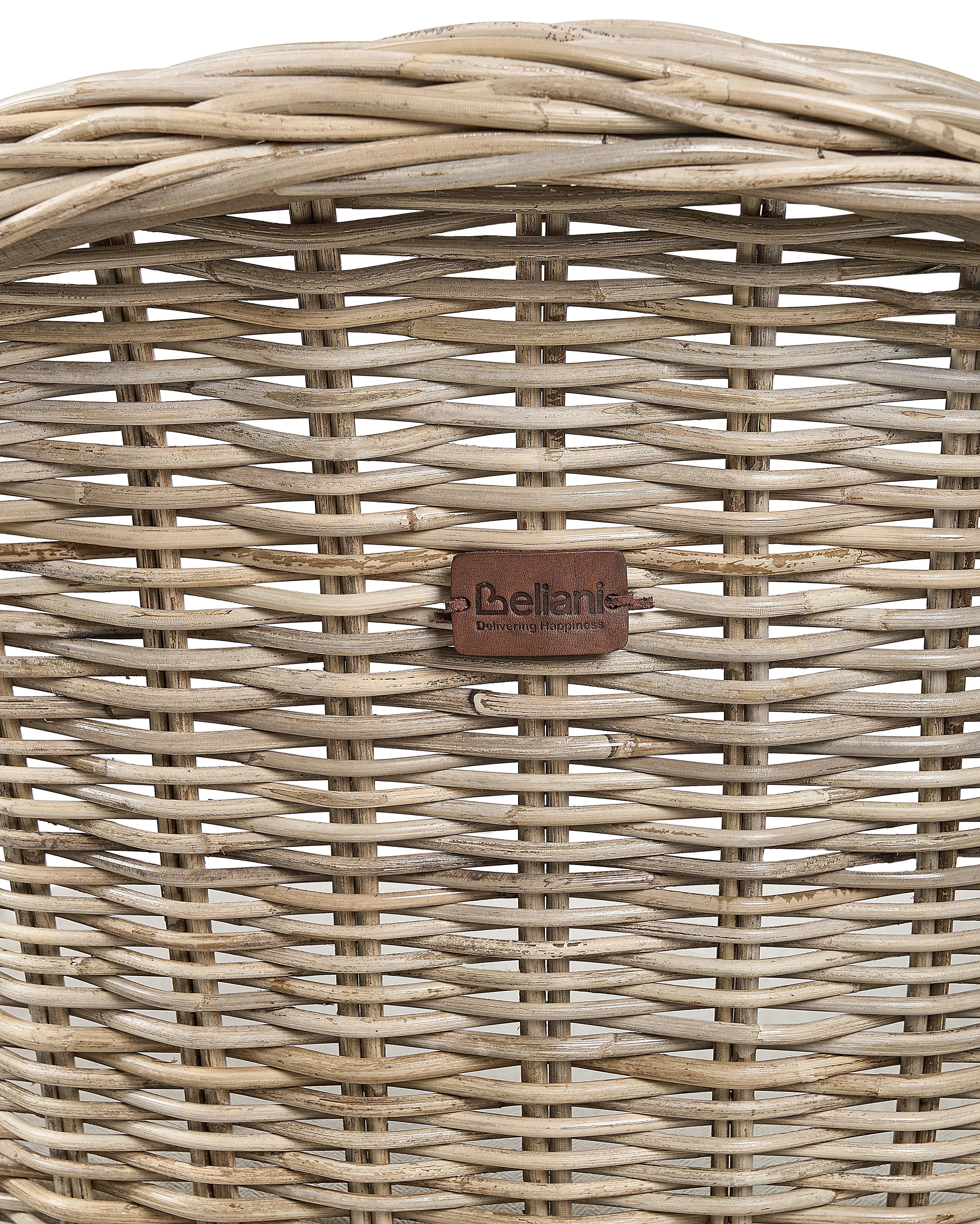 Fauteuil de jardin en rotin naturel