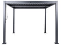 Gazebo  Metallo 296 cm 296 cm Nero