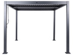Gazebo  Metallo 296 cm 296 cm Nero