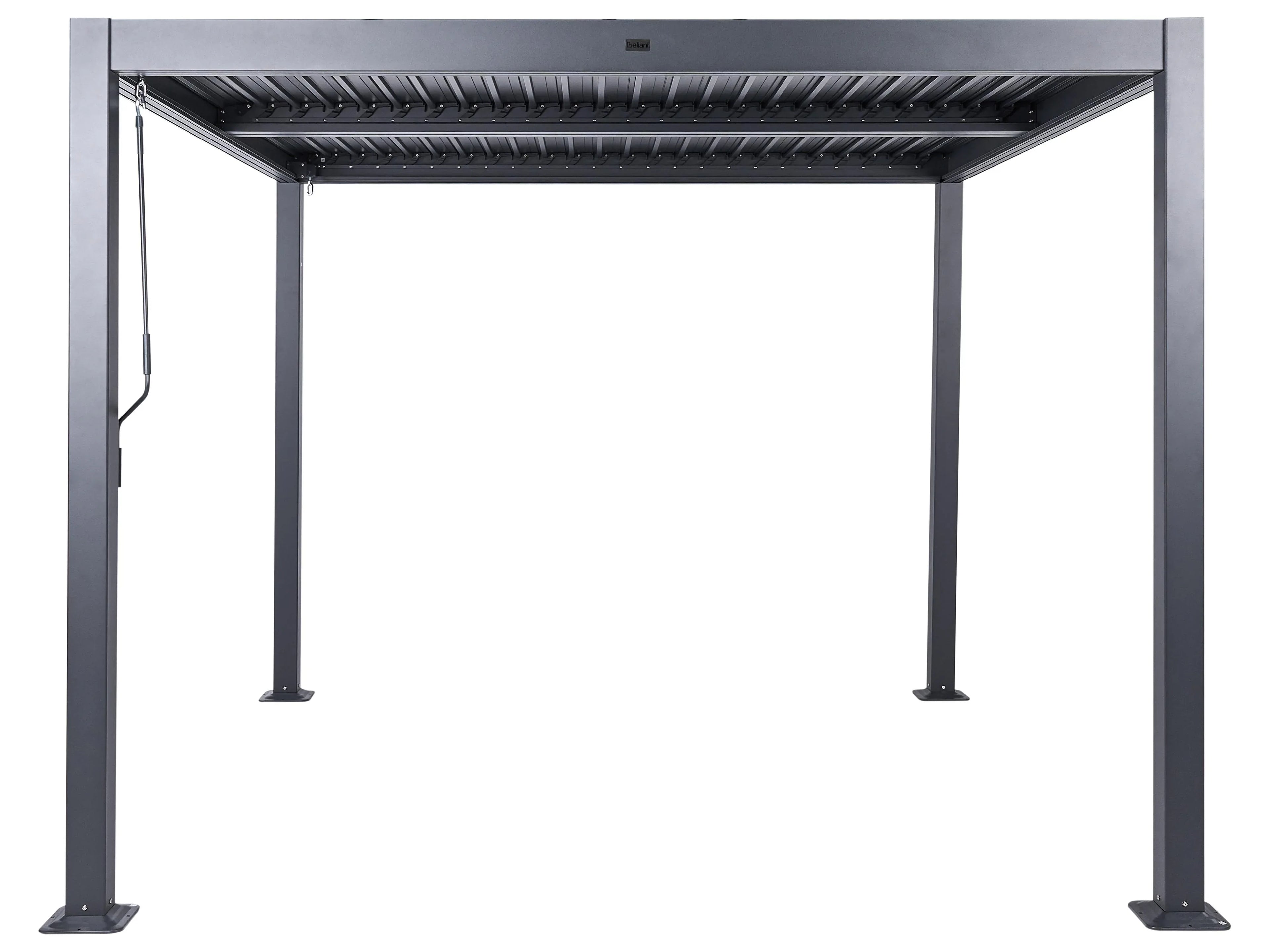 Gazebo  Metallo 296 cm 296 cm Nero