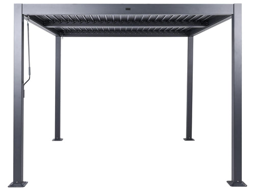 Gazebo  Metallo 296 cm 296 cm Nero