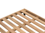 Canapé d'angle de jardin 4 places Côté gauche Bois d'acacia certifié Gris
