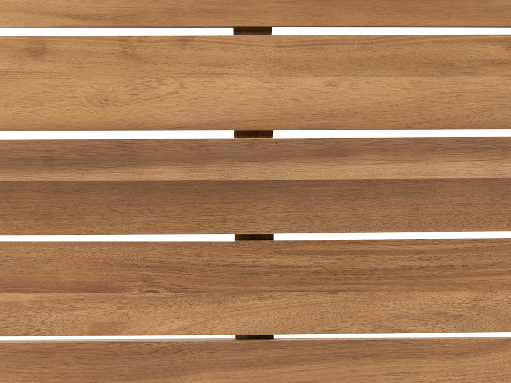 Canapé d'angle de jardin 4 places Côté gauche Bois d'acacia certifié Gris