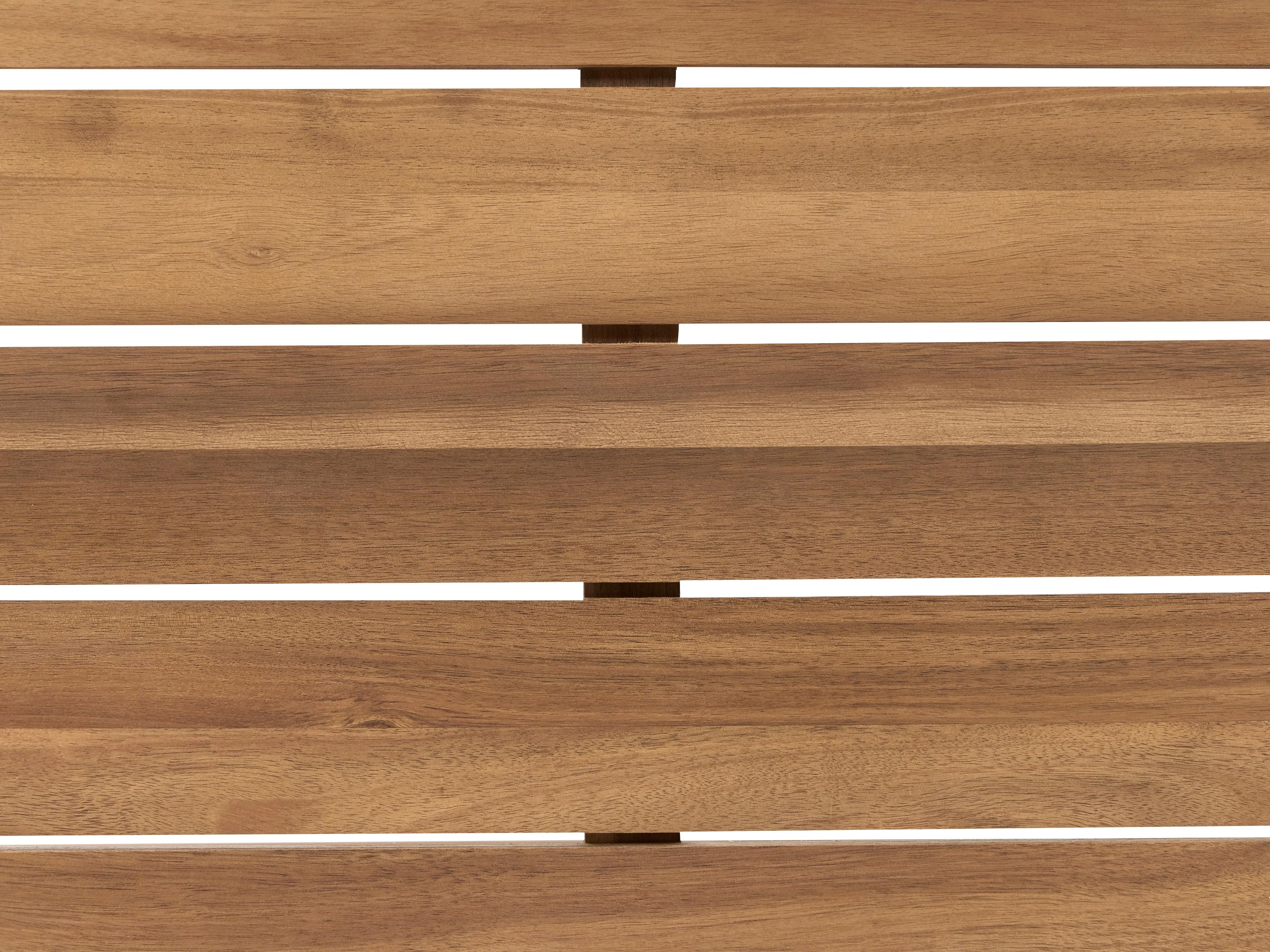 Canapé d'angle de jardin 4 places Côté gauche Bois d'acacia certifié Gris