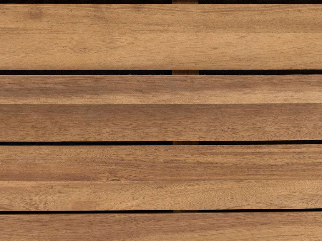 Canapé d'angle de jardin 4 places Côté gauche Bois d'acacia certifié Gris