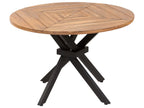 Tavolo da pranzo da giardino LISSONE 110 cm 110 cm Legno d'acacia Marrone