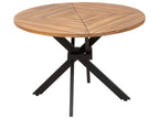 Table à manger de jardin 110x110 cm Bois d'acacia Marron