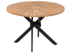 Table de jardin 110 x 110 cm en acacia marron