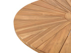 Table de jardin 110 x 110 cm en acacia marron