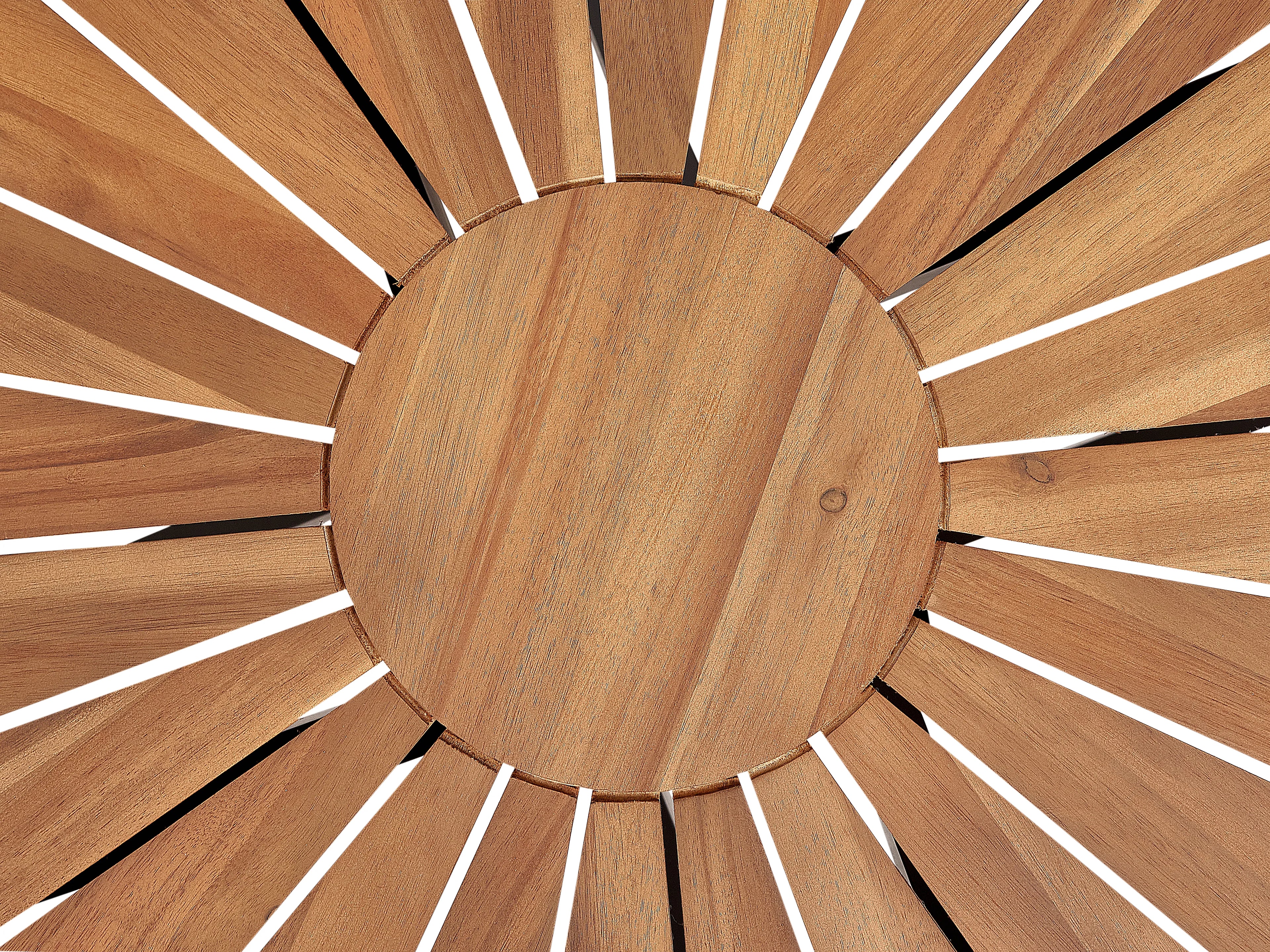 Table de jardin 110 x 110 cm en acacia marron