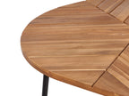 Table de jardin 106 cm 103 cm Bois d'acacia Marron