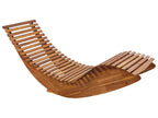 Lettino Prendisole  Legno d'acacia Marrone