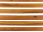 Chaise longue en bois d'acacia marron