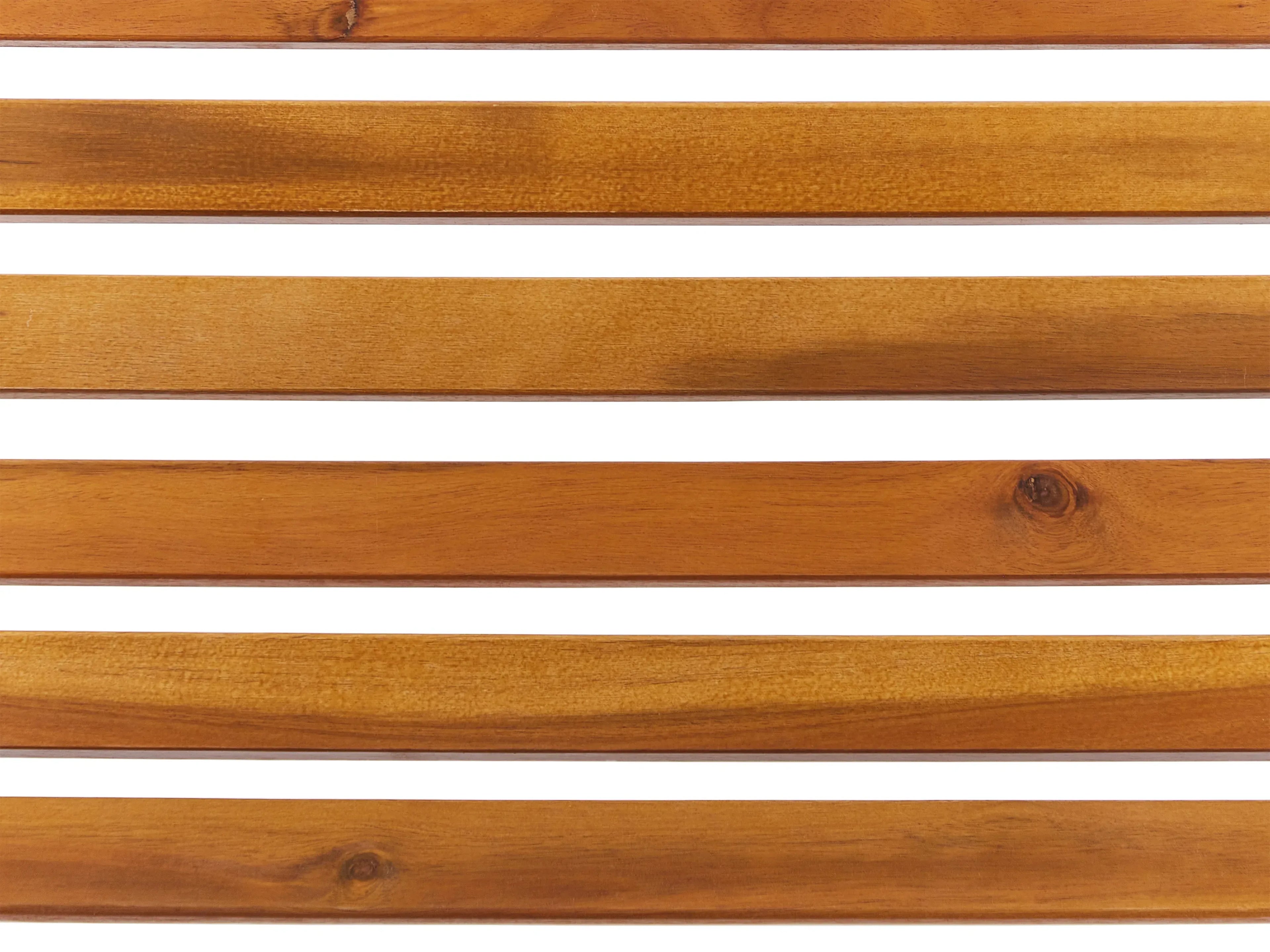 Chaise longue en bois d'acacia marron
