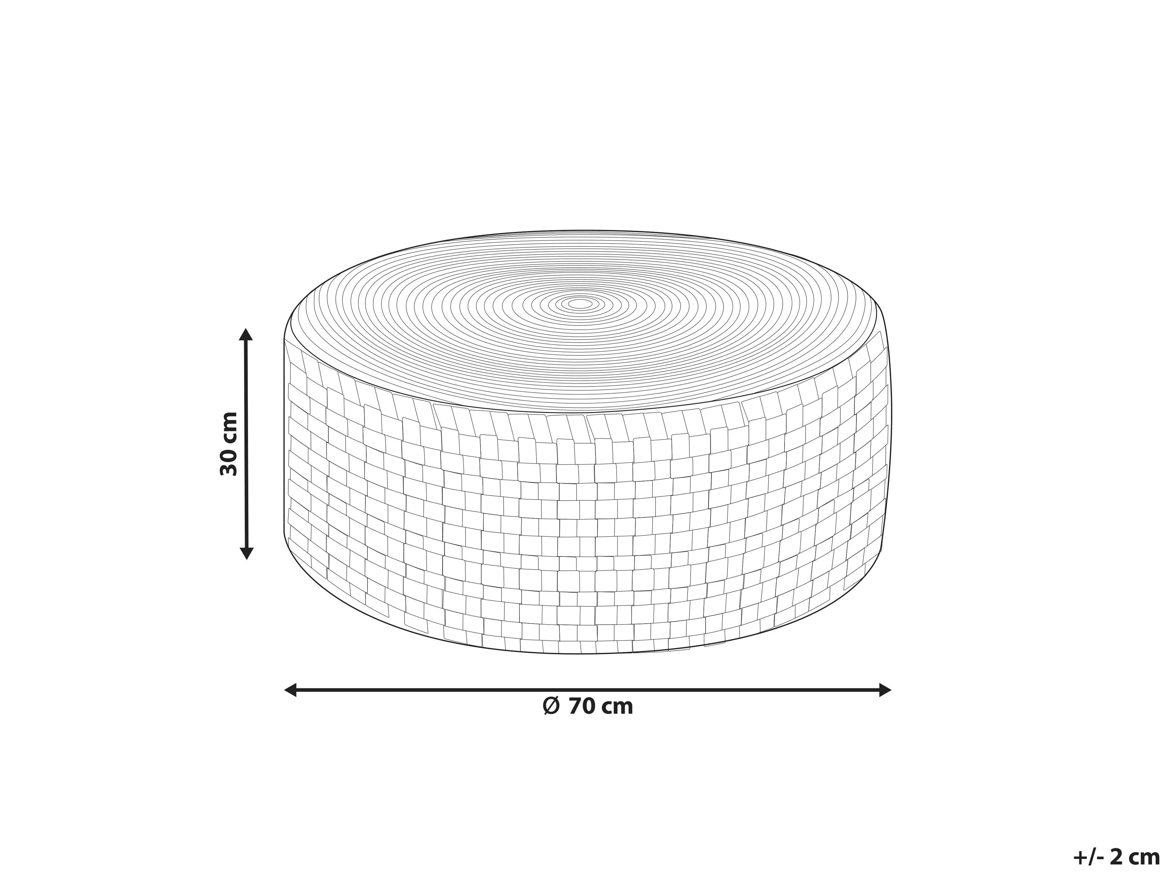 Pouf beige
