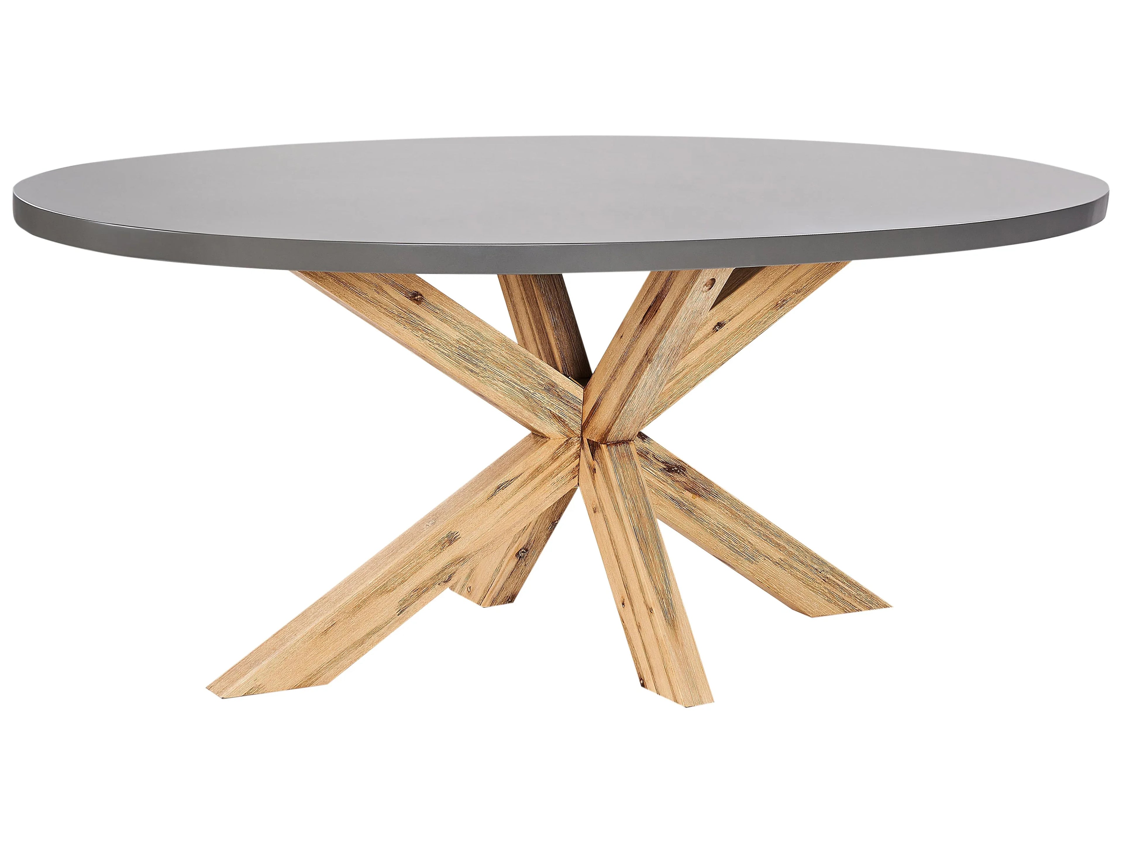 Tavolo da pranzo da giardino  190 cm 100 cm Cemento Grigio
