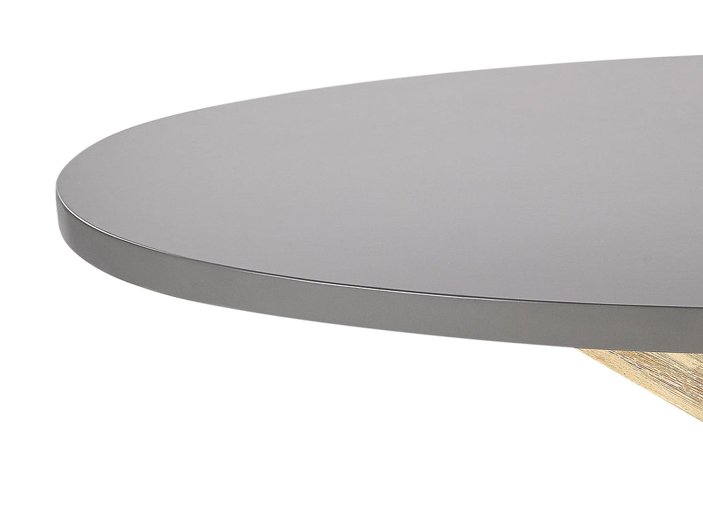 Table à manger de jardin 190 cm 100 cm Ciment Gris