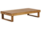 Tavolino da giardino  60 cm 110 cm Legno di acacia certificato Marrone