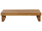 Table de jardin 60 cm 110 cm Bois d'acacia certifié Marron