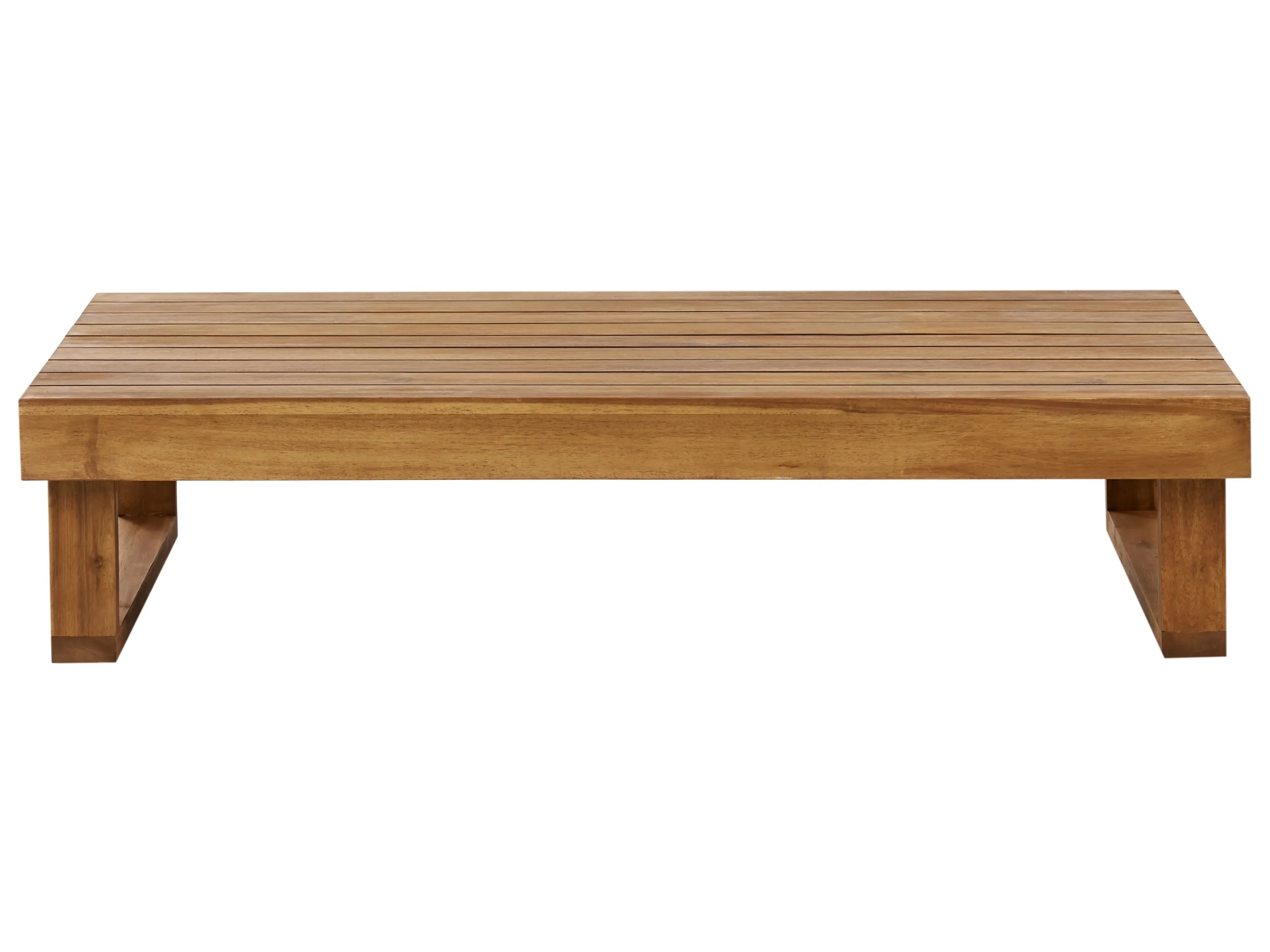 Table de jardin 60 cm 110 cm Bois d'acacia certifié Marron