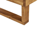 Table de jardin 60 cm 110 cm Bois d'acacia certifié Marron