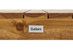 Table de jardin 60 cm 110 cm Bois d'acacia certifié Marron
