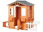 Caisse de jardin en bois de sapin Marron