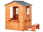 Caisse de jardin en bois de sapin Marron