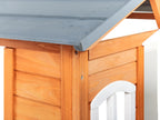 Caisse de jardin en bois de sapin Marron