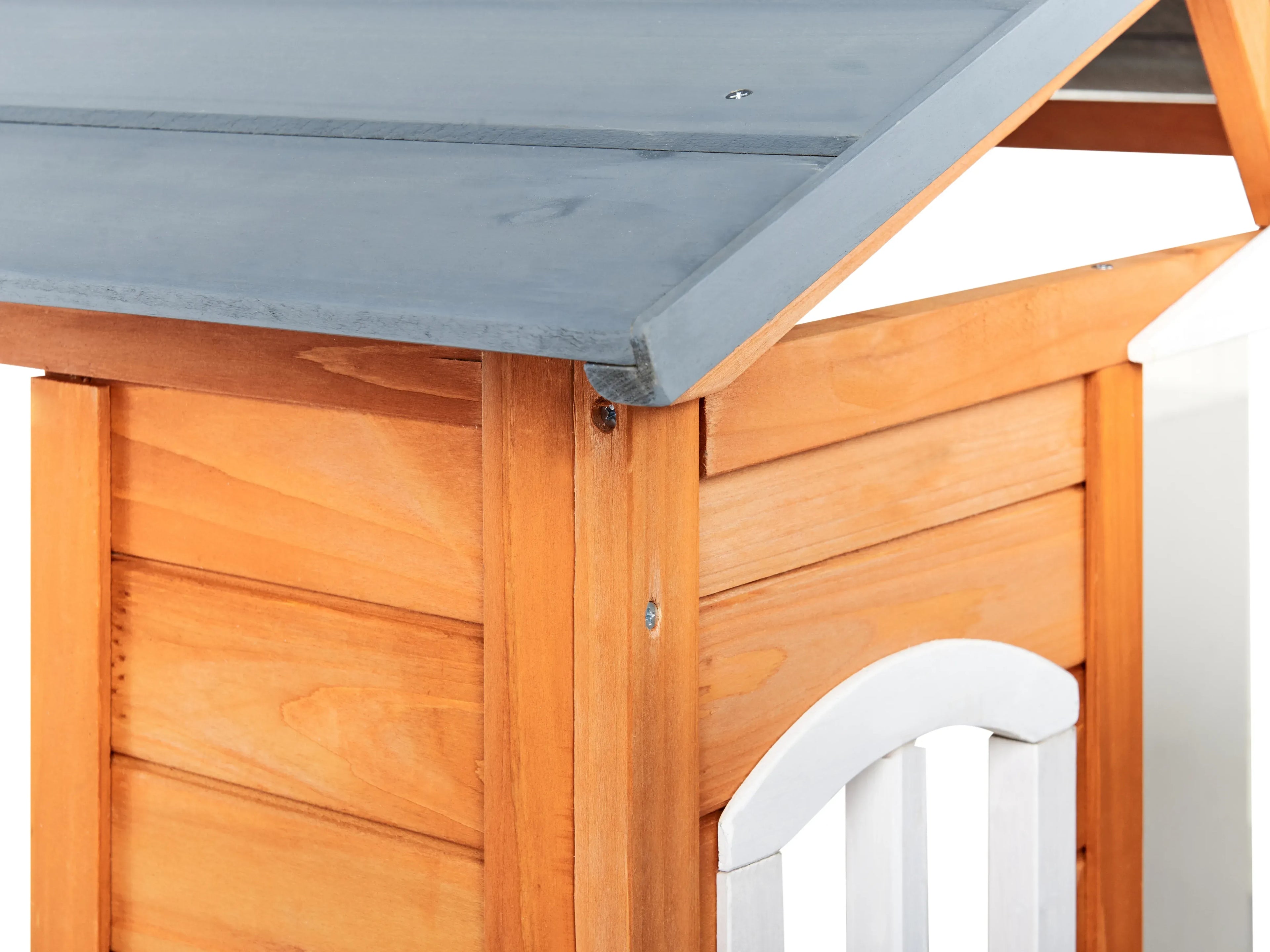 Caisse de jardin en bois de sapin Marron