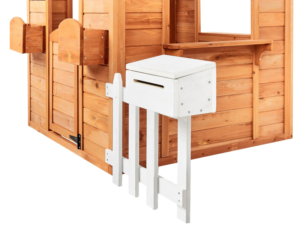 Caisse de jardin en bois de sapin Marron