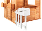 Caisse de jardin en bois de sapin Marron