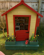 Caisse de jardin en bois de sapin, marron clair