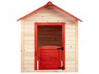 Caisse de jardin en bois de sapin, marron clair