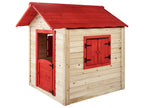 Caisse de jardin en bois de sapin, marron clair