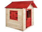 Caisse de jardin en bois de sapin, marron clair