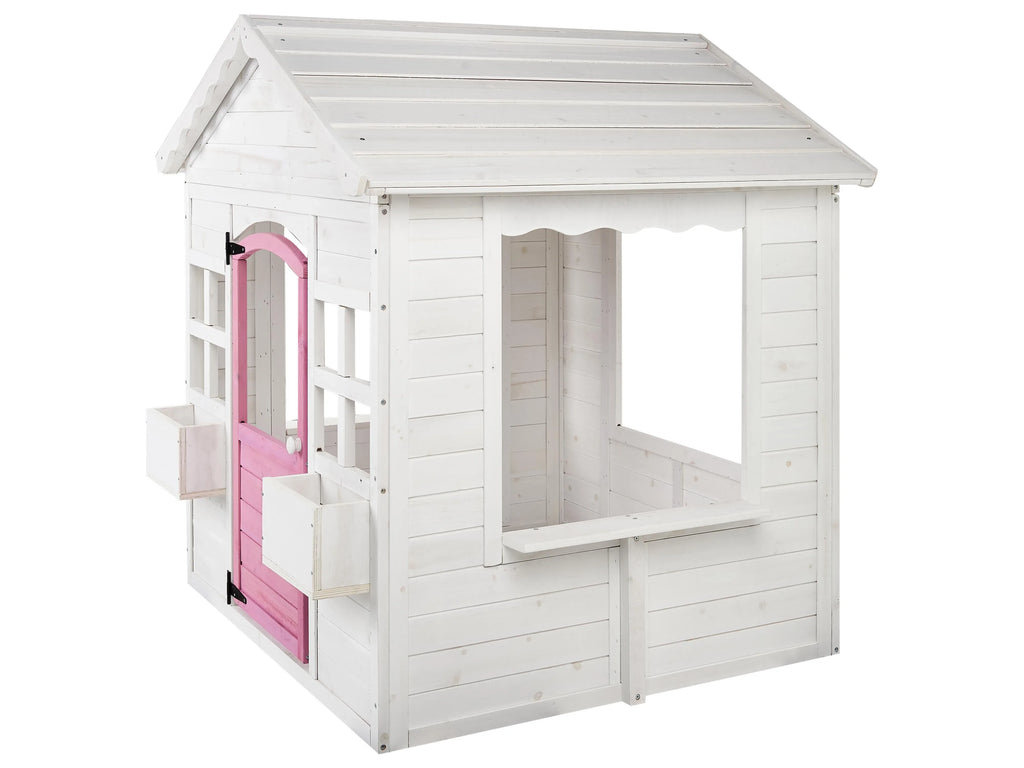 Caisse de jardin en bois de sapin blanc