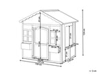 Caisse de jardin en bois de sapin blanc